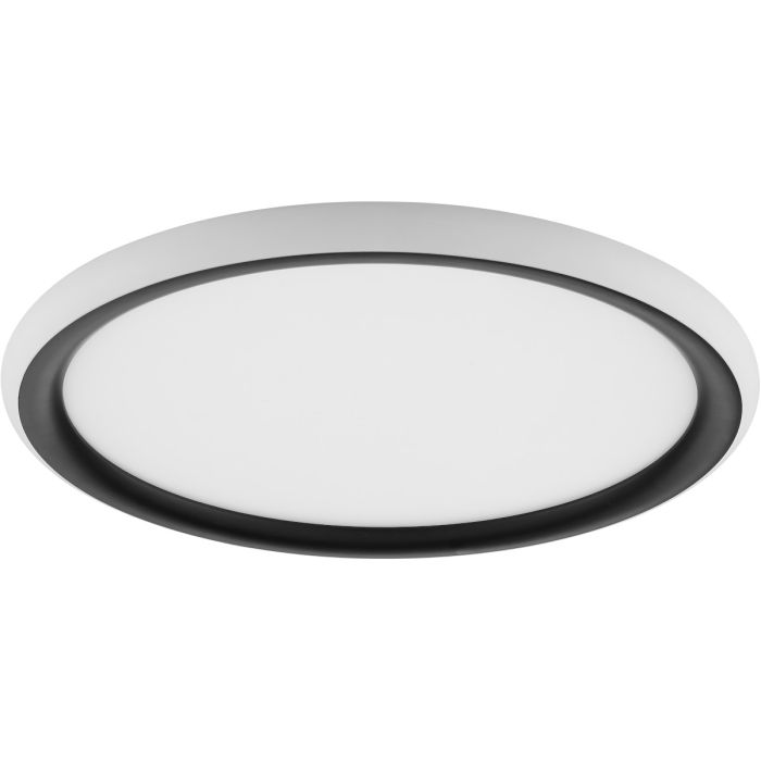 Brilliant G81100/76-BR Plafonniere Carloz zwart 30cm