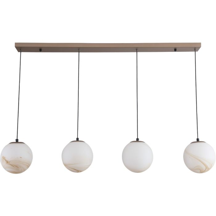 Searchlight SL-38191-4LT Hanglamp Carrara latte 120cm