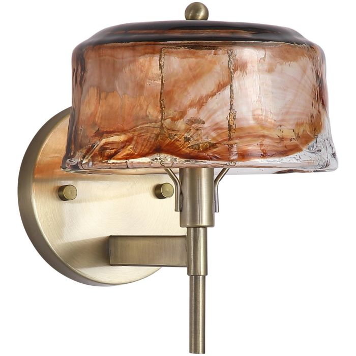 Searchlight SL-32027AB Wandlamp Charlie bruin 22cm