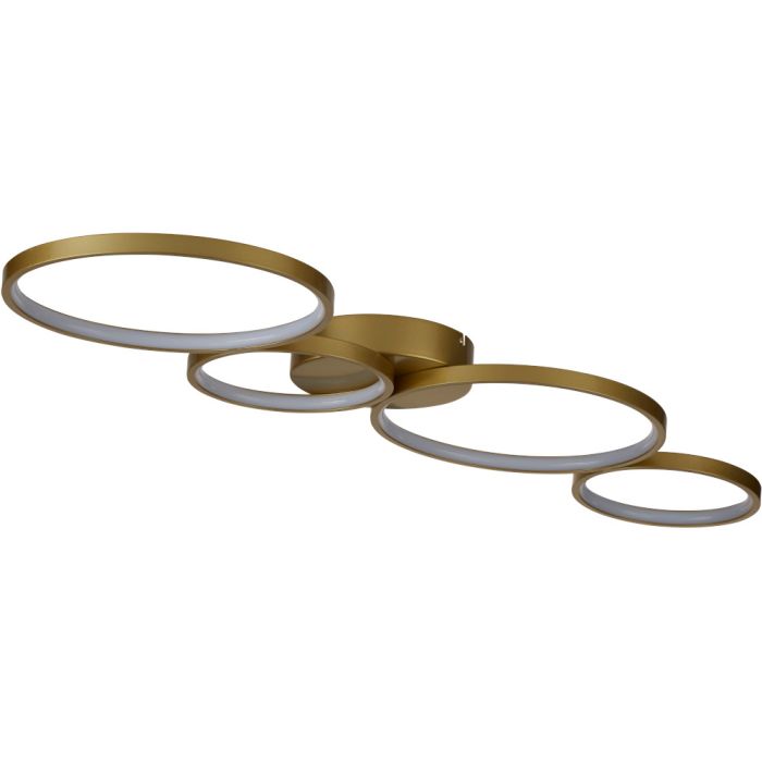 Searchlight SL-25772-4GO Plafondlamp Cirque goud 98cm