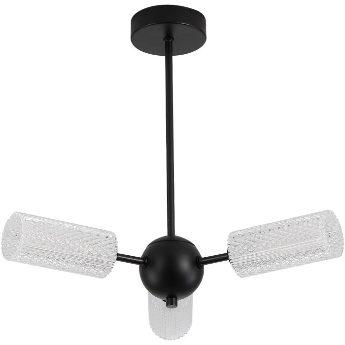 Searchlight SL-96503-3BK Plafondlamp Cosmic zwart 44cm