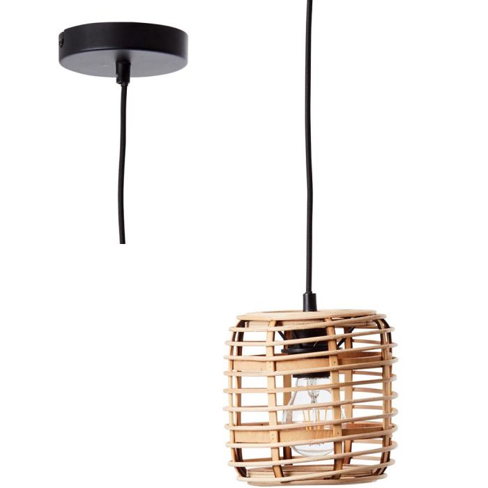 Brilliant 99262/06-BR Hanglamp Crosstown bamboe 16cm