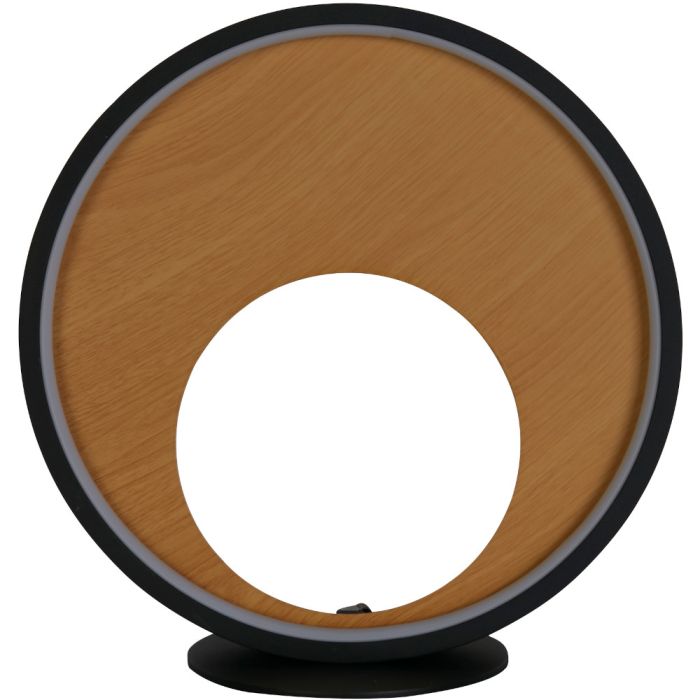 Searchlight SL-EU36301-1BK Tafellamp Curio hout 31cm