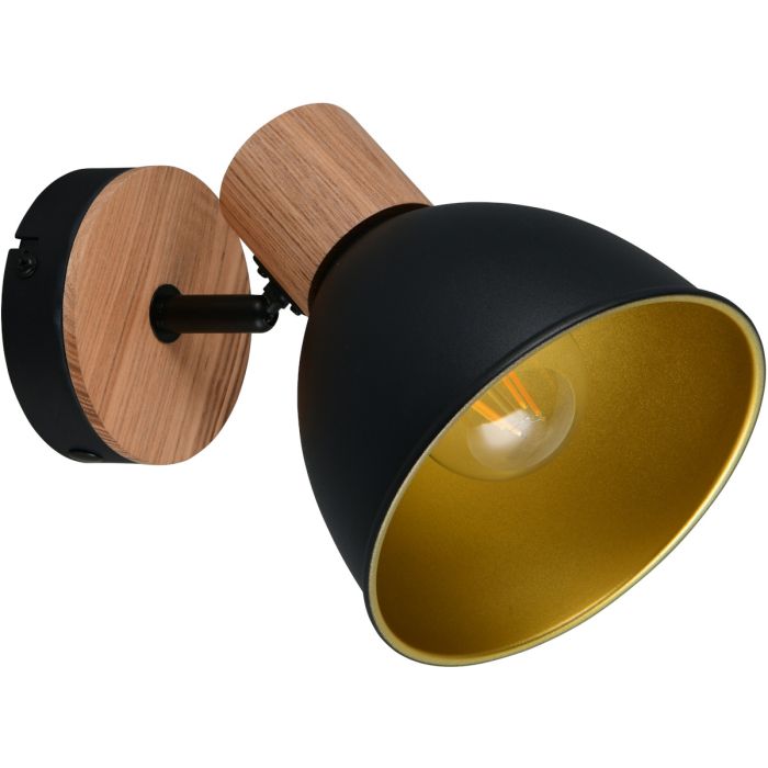 Trio  R86671032-TR Spot Delume zwart 15cm