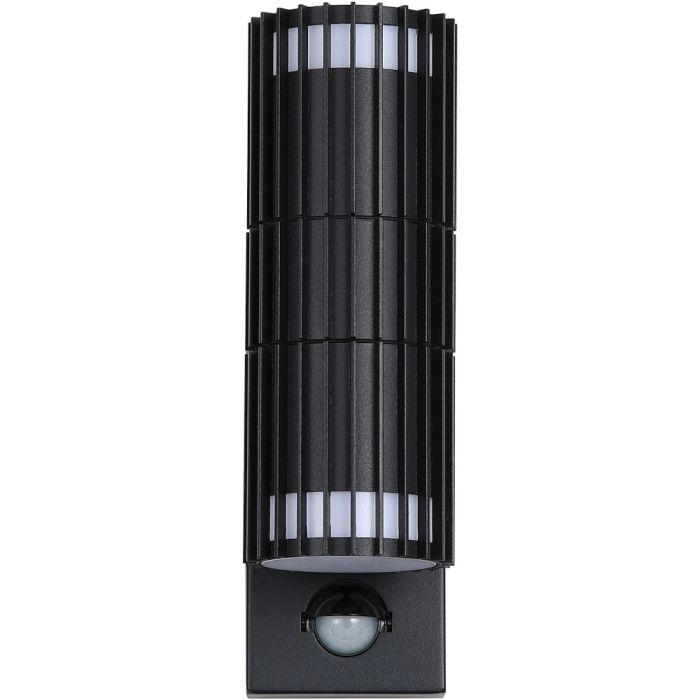 Searchlight SL-37739BK-PIR Sensorlamp Detroit zwart 22cm