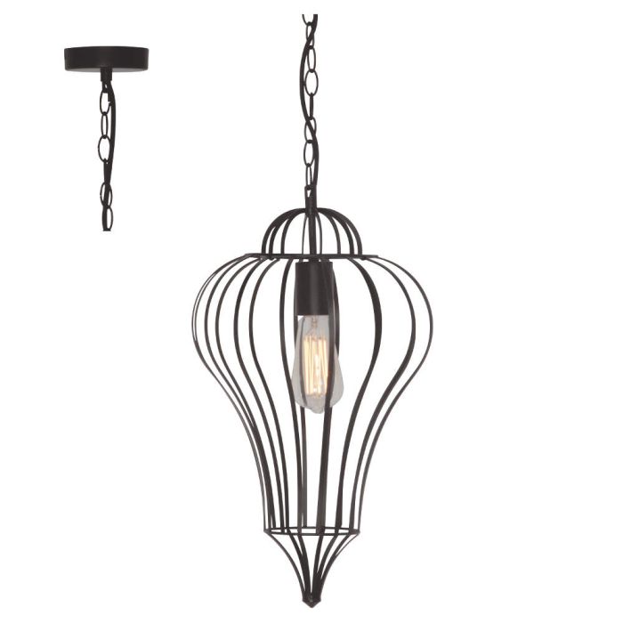 Freelight FR-H1302Z-EOL Hanglamp Divide zwart 29cm