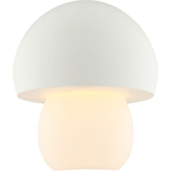 Brilliant G60235/05-BR Tafellamp Dupis wit 24cm