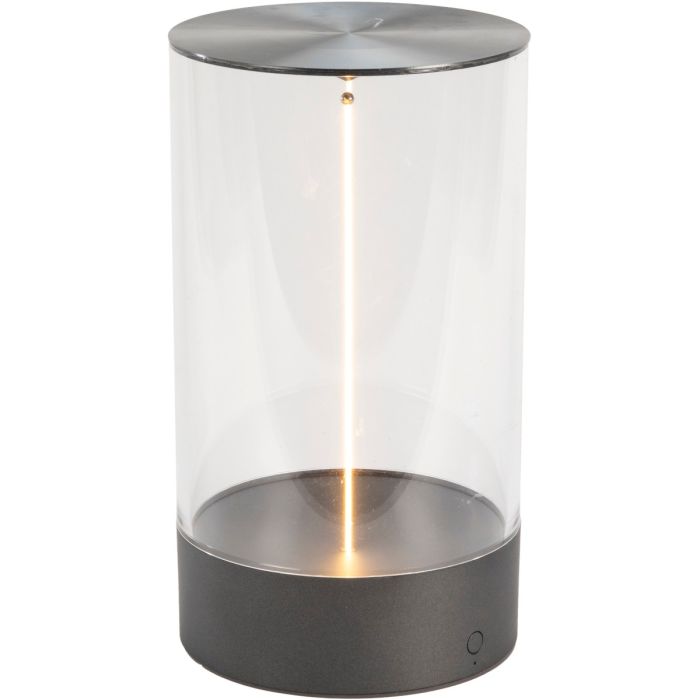 Konstsmide 7848-370-KS Batterijlamp Edison M antraciet 23cm