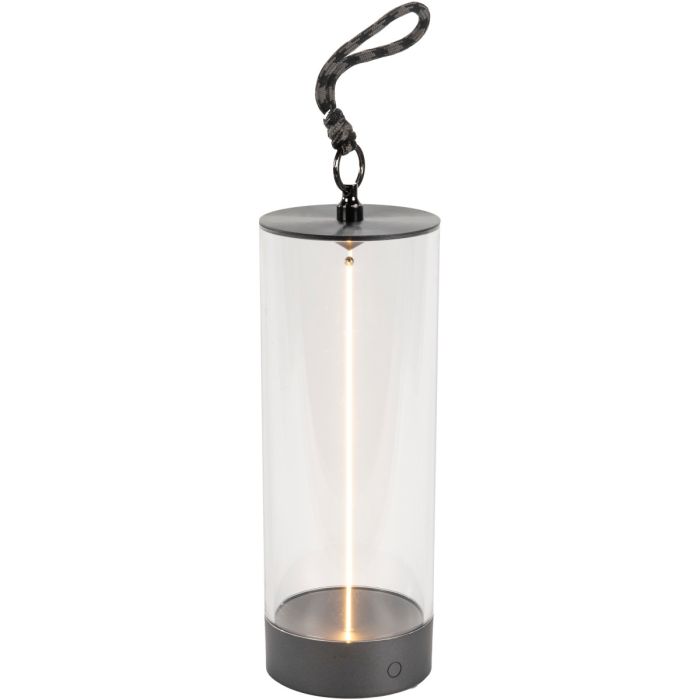 Konstsmide 7846-370-KS Batterijlamp Edison S antraciet 24cm