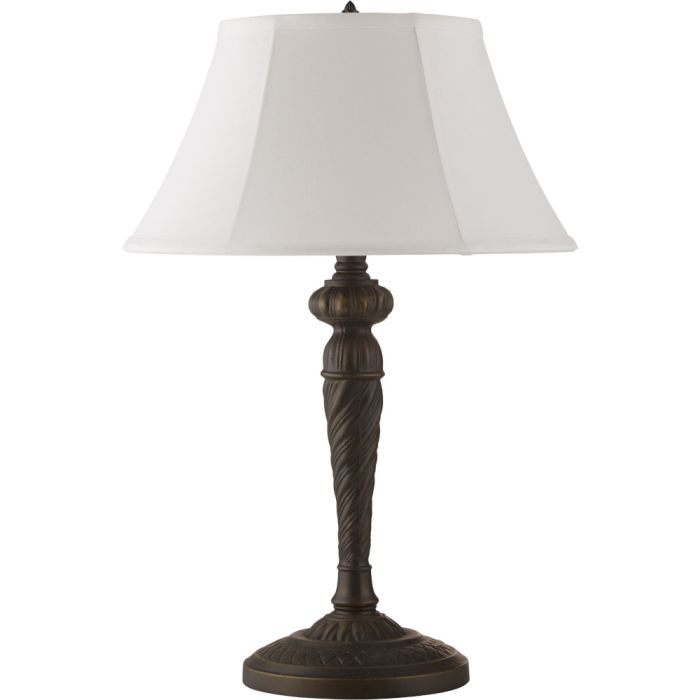 Searchlight SL-EU46092WH Tafellamp Emily brons 53cm