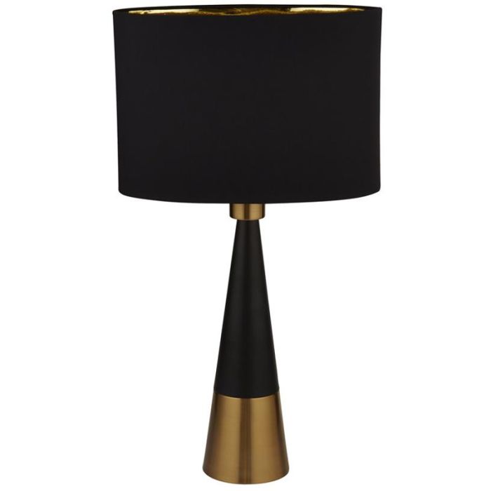 Searchlight SL-EU2743BGO Tafellamp Chloe zwart 59cm