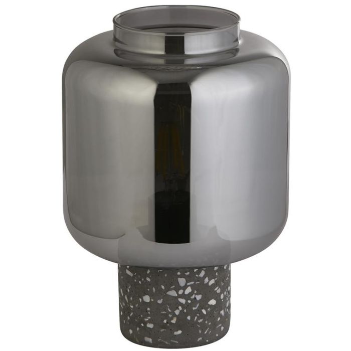 Searchlight SL-EU60245SM Tafellamp Vessel rookglas 28cm