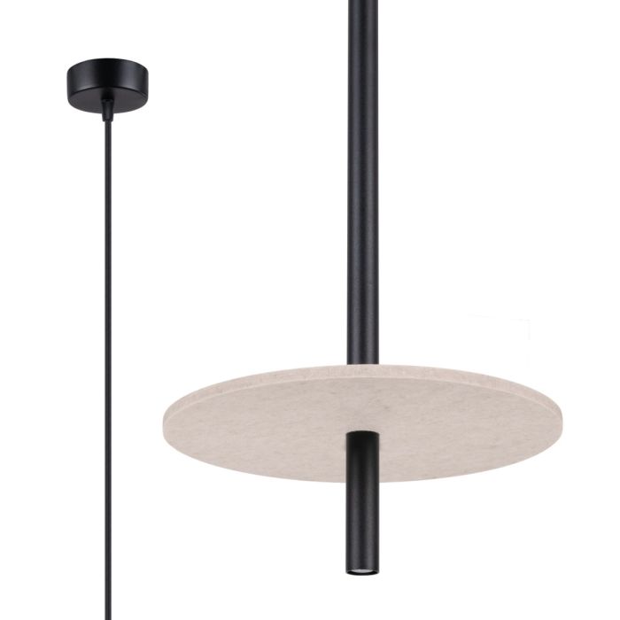 Soll SOL1879 Hanglamp Feltro beige 30cm