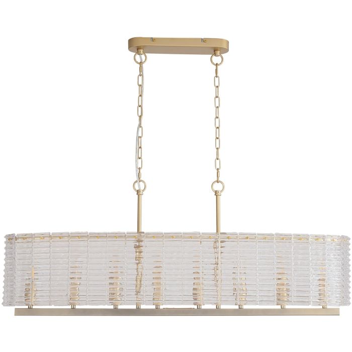 Searchlight SL-11349-8GO Hanglamp Flute goud 99cm