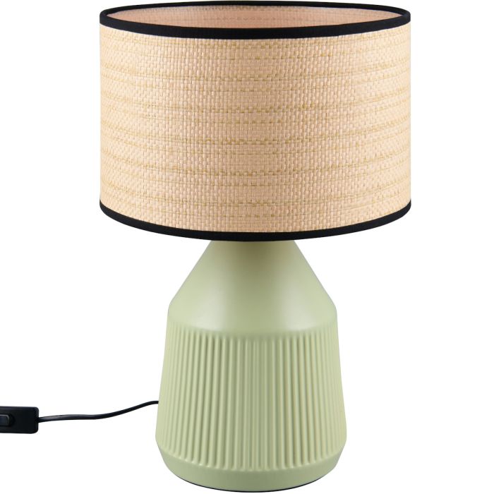 Trio  R56801015-TR Tafellamp Formentera groen 43cm