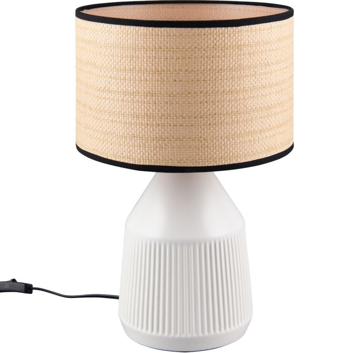 Trio  R56801031-TR Tafellamp Formentera wit 43cm