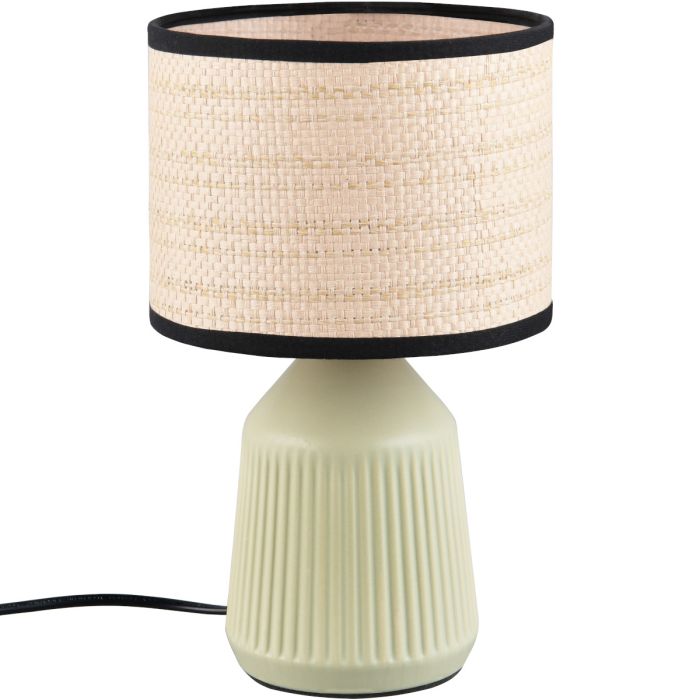 Trio  R56801915-TR Tafellamp Formentera groen 27cm