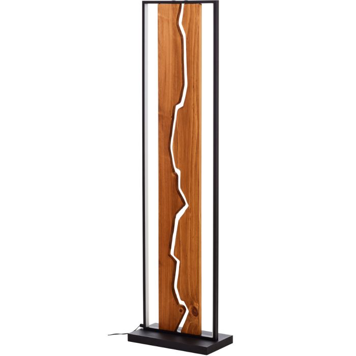 Brilliant G80111/76-BR Vloerlamp Thunder hout 120cm