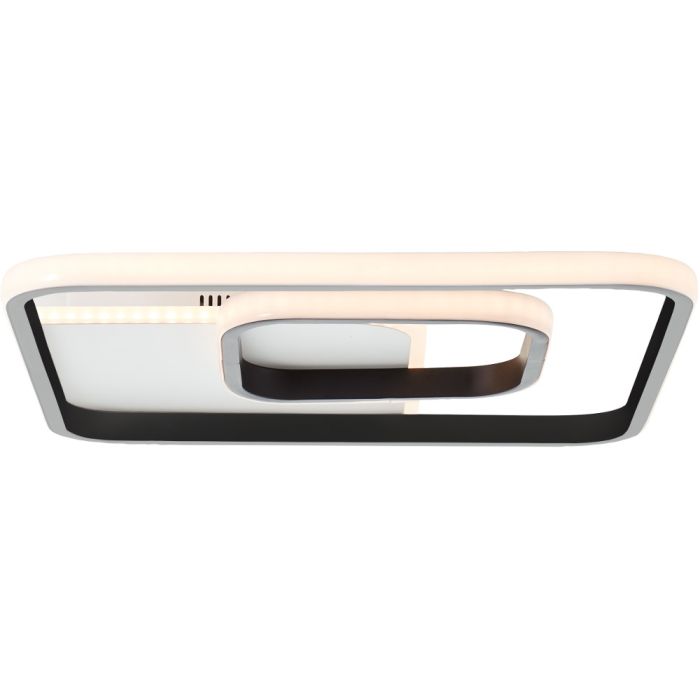 Brilliant G99388/75-BR Plafondlamp Merapi zwart 40cm