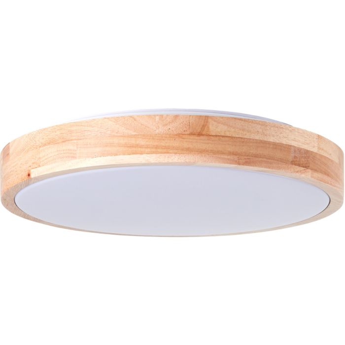 Brilliant G99414/75-BR Plafonniere Slimline hout 34cm