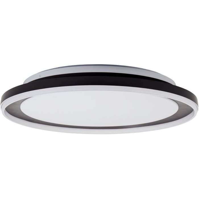 Brilliant G99519/06-BR Plafonniere Pederson zwart 45cm