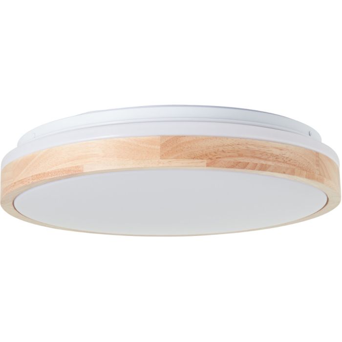 Brilliant G99790/75-BR Plafonniere Brodsky hout 39cm