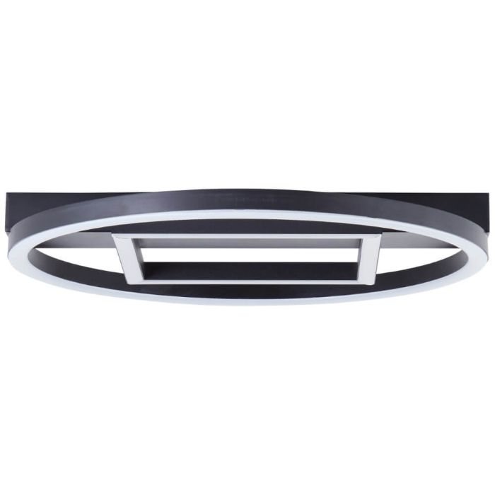 Brilliant G99928A06-BR Plafondlamp Maureen zwart 37cm