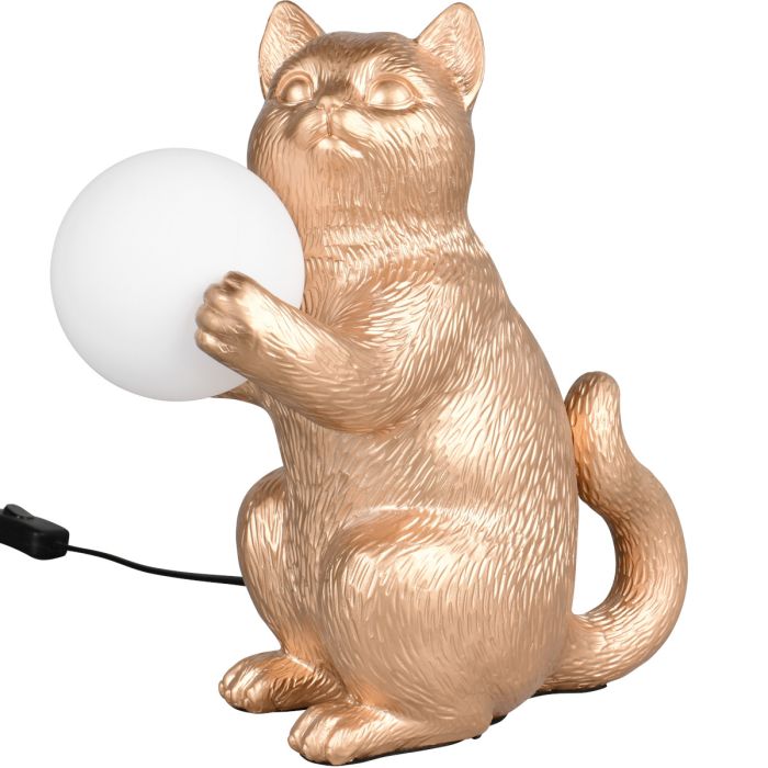 Trio  R56621079-TR Tafellamp Gatio goud 30cm