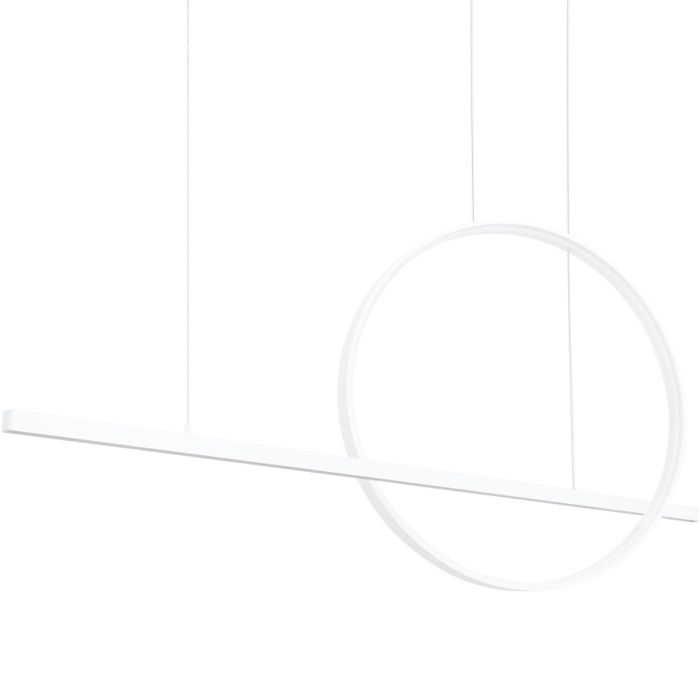 Thoro SOLTH.492 Hanglamp Glad wit 120cm