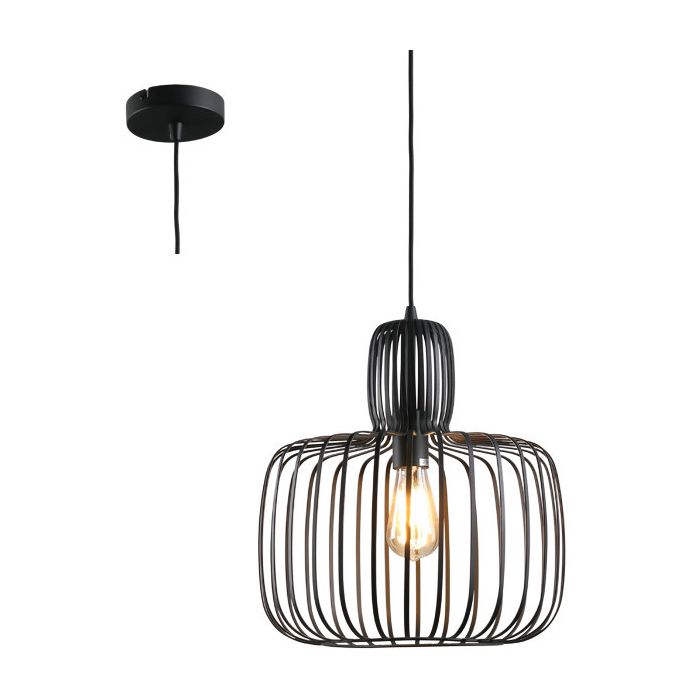 Freelight FR-H3655Z-EOL Hanglamp Costola zwart 55cm