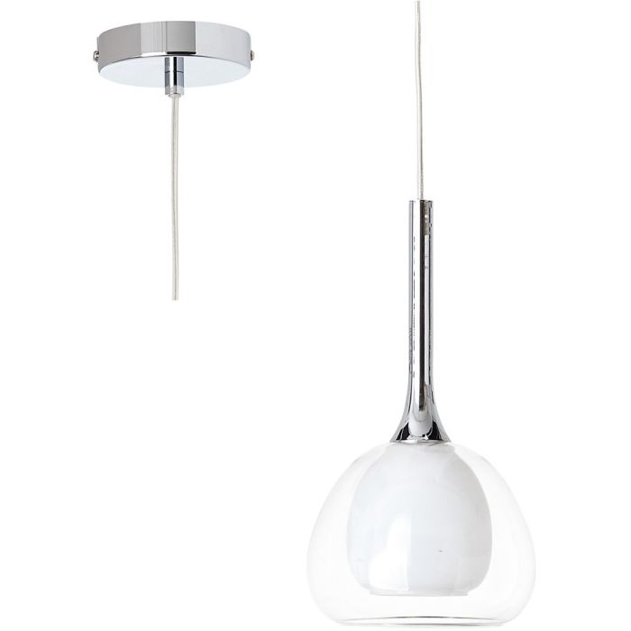 Brilliant 85570/15-BR Hanglamp Hadan wit 16cm