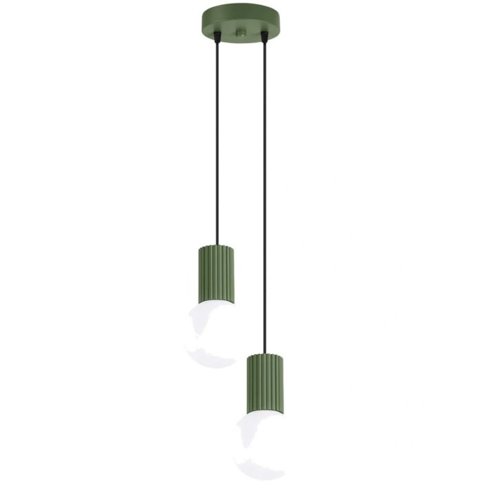 Soll SOL1974 Hanglamp Halo olijfgroen 15cm