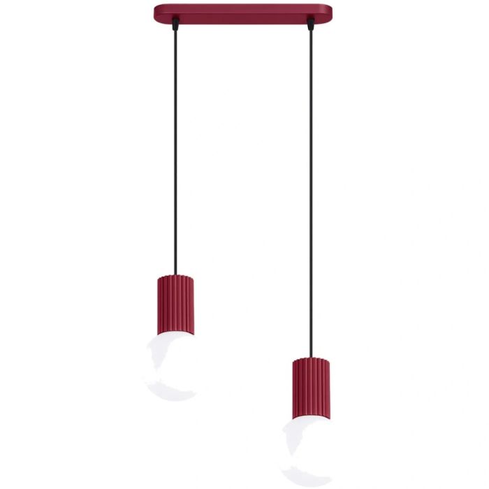 Soll SOL1989 Hanglamp Halo bordeauxrood 34cm