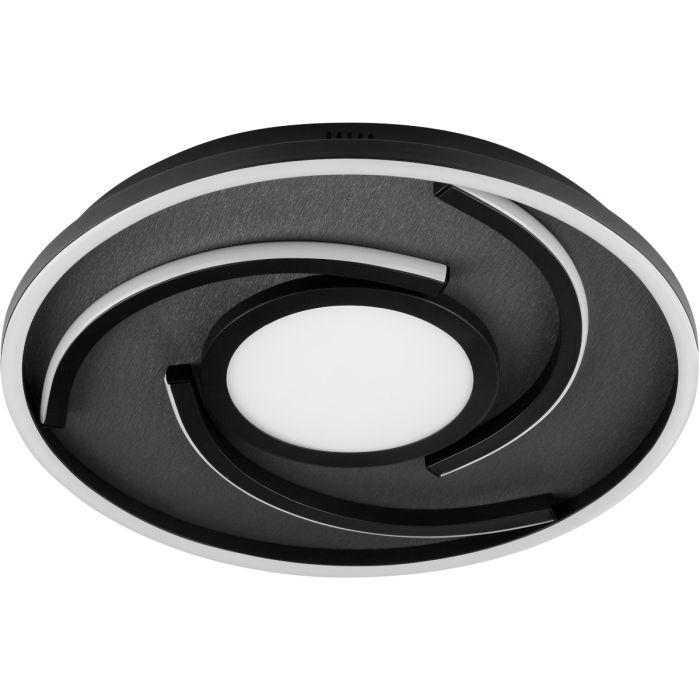 Brilliant G81197/76-BR Plafondlamp Hardy zwart 39cm