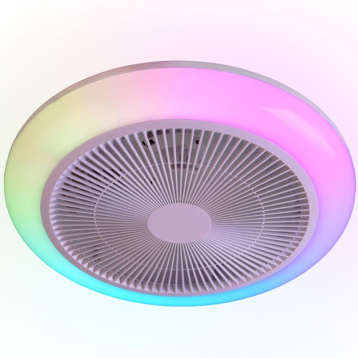 Trio  R69282101-TR Plafondventilator Holmsund RGB 46cm