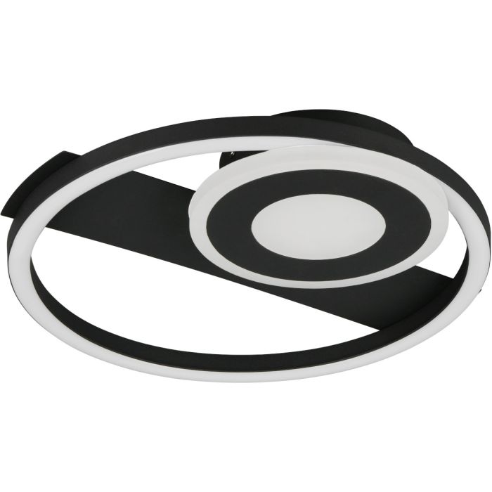 Trio  R63671132-TR Plafonniere Horus zwart 32cm