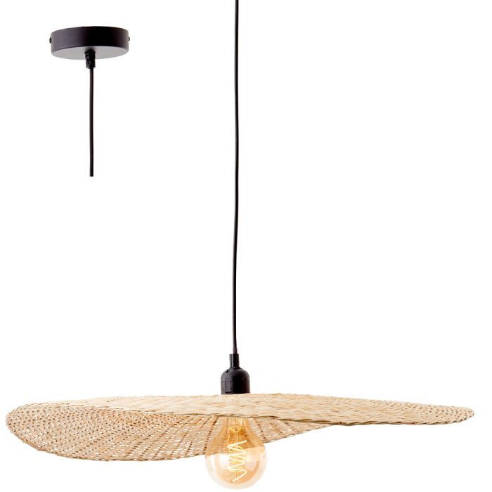 Brilliant 99425/76-BR Hanglamp Jefter bamboe 60cm
