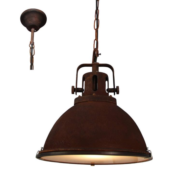 Brilliant 23772/55-BR Hanglamp Jesper roest 38cm