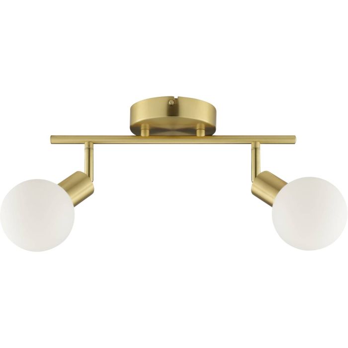 Brilliant 10071/18-BR Plafondspot Jorge messing 42cm