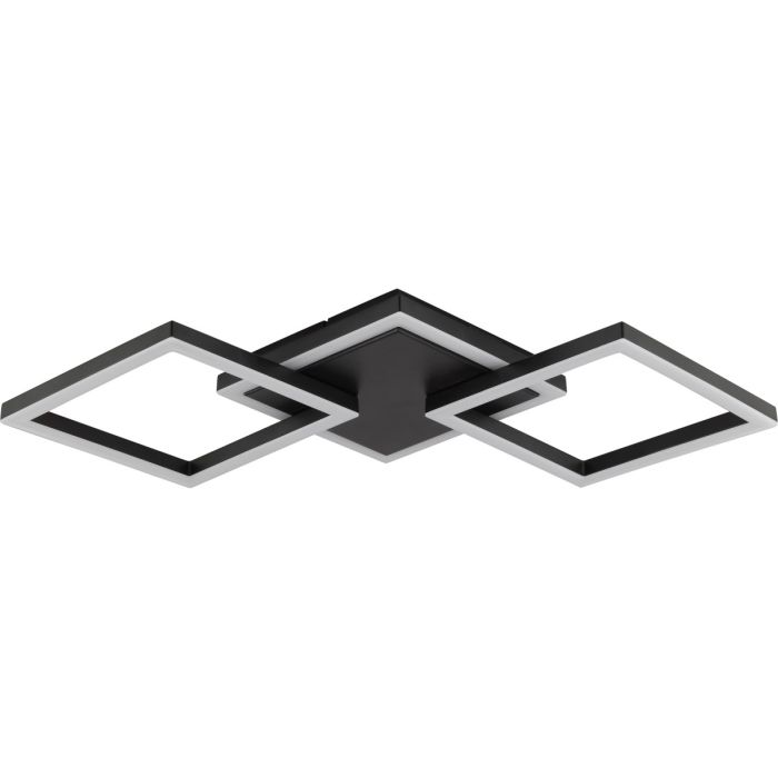 Brilliant G81161/06-BR Plafondlamp Jorvic zwart 62cm