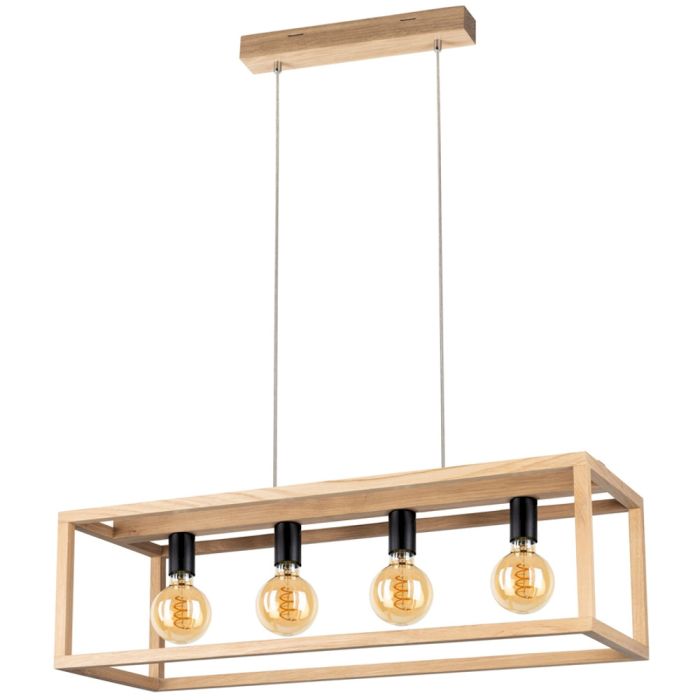 Spot BT-61590474 Hanglamp Kago zwart 90cm