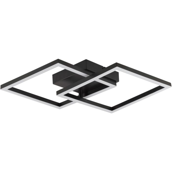 Brilliant G80975/06-BR Plafondlamp Kaleo zwart 41cm