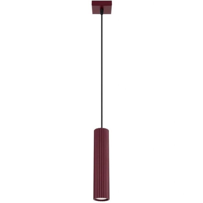 Soll SOL1918 Hanglamp Karbon bordeauxrood 7cm