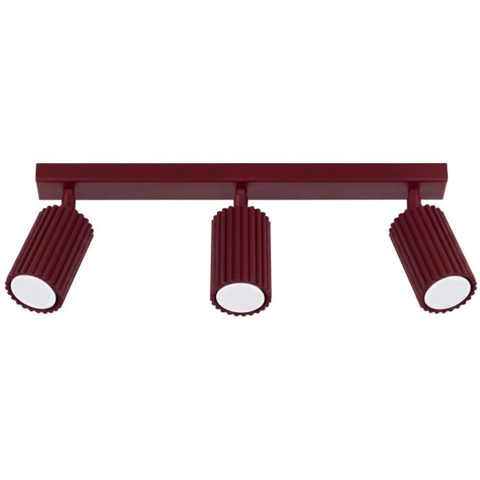 Soll SOL1923 Plafondspot Karbon bordeauxrood 45cm