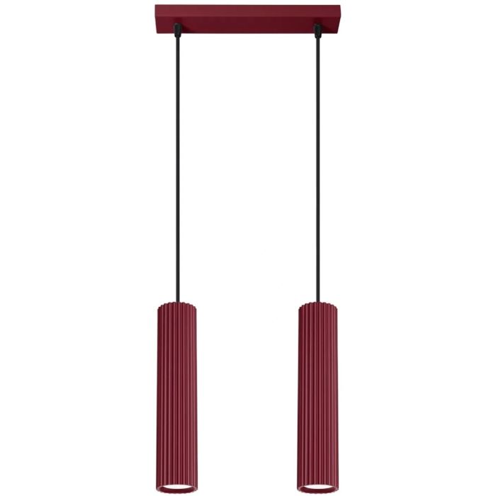Soll SOL2301 Hanglamp Karbon bordeauxrood 30cm