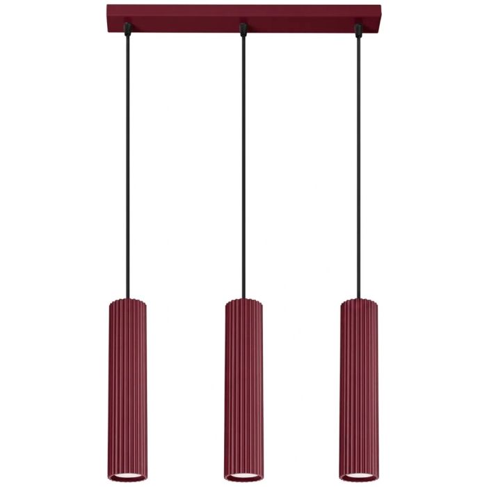 Soll SOL2302 Hanglamp Karbon bordeauxrood 45cm