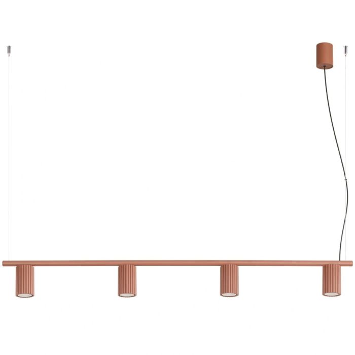 Soll SOL2715 Hanglamp Karbon okerrood 122cm