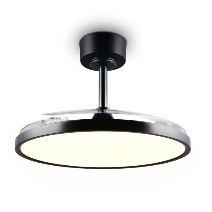 Trio  R64452132-TR Plafondventilator Kasfjord zwart 107cm