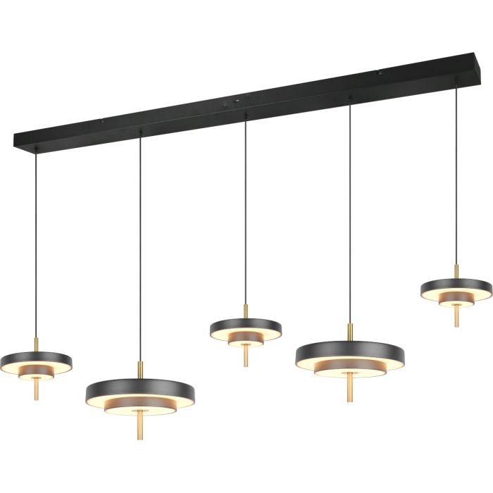 Trio  340210580-TR Hanglamp Keaton zwart 140cm