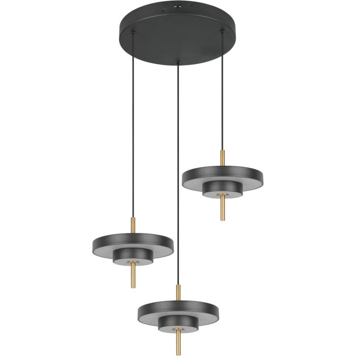 Trio  340230380-TR Hanglamp Keaton zwart 45cm